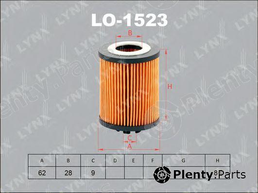  LYNXauto part LO1523 Oil Filter