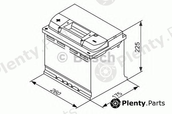  BOSCH part 0092L40270 Service Battery
