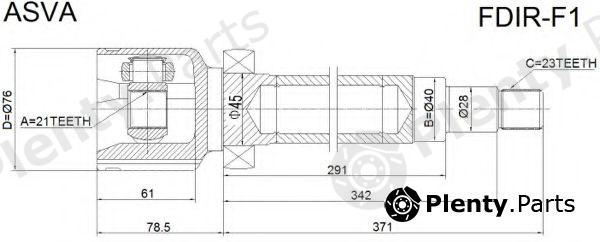  ASVA part FDIR-F1 (FDIRF1) Replacement part