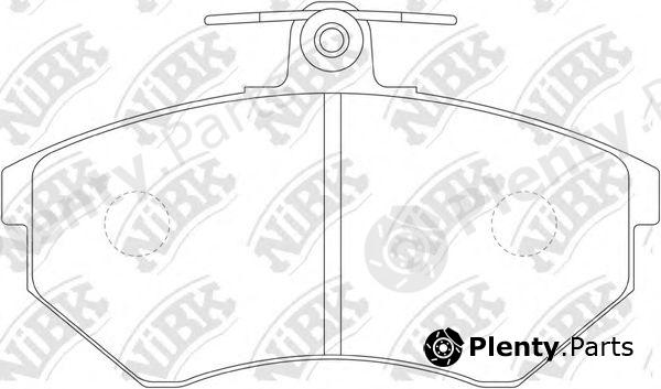  NiBK part PN0018 Brake Pad Set, disc brake