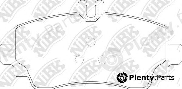  NiBK part PN0124 Brake Pad Set, disc brake