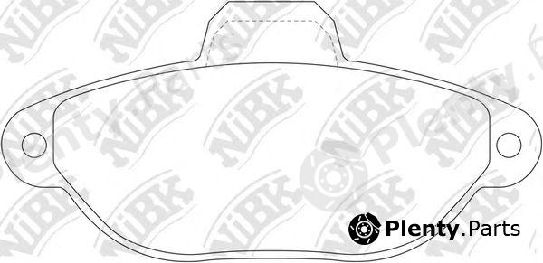  NiBK part PN0287 Brake Pad Set, disc brake