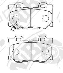  NiBK part PN0396 Brake Pad Set, disc brake