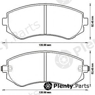  JURID part 572541J Brake Pad Set, disc brake