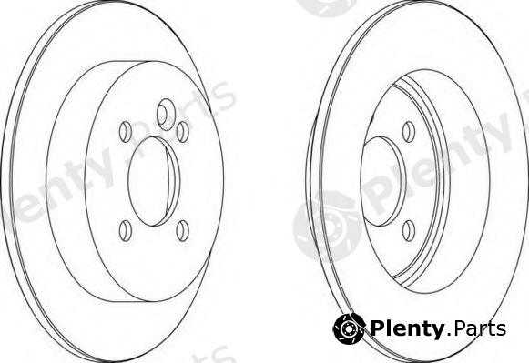  FERODO part DDF1128C-1 (DDF1128C1) Brake Disc