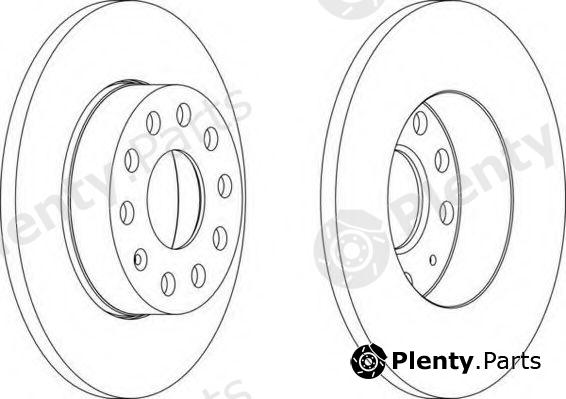  FERODO part DDF1276 Brake Disc