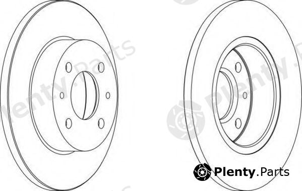  FERODO part DDF133 Brake Disc