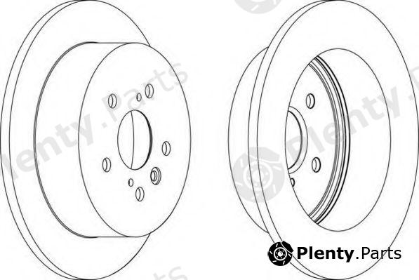  FERODO part DDF1380 Brake Disc