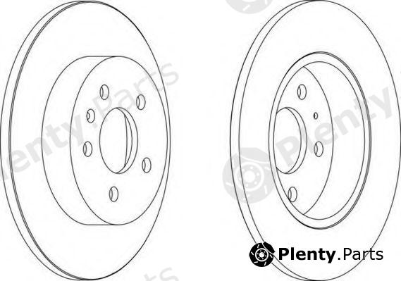  FERODO part DDF1423 Brake Disc