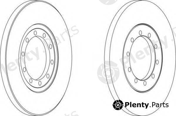  FERODO part DDF1537 Brake Disc