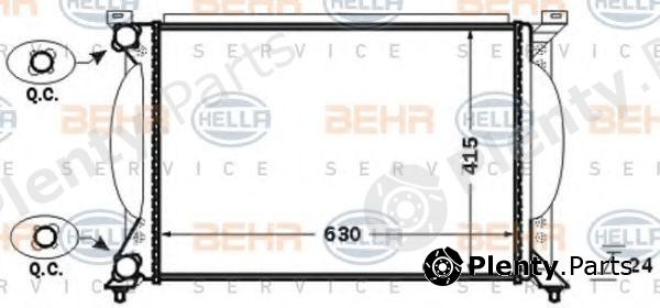  BEHR part 8MK376766-264 (8MK376766264) Radiator, engine cooling
