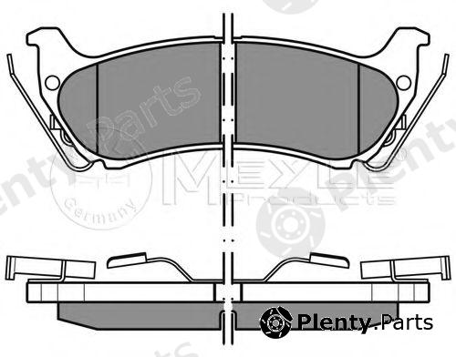  MEYLE part 0252319017/PD (0252319017PD) Brake Pad Set, disc brake