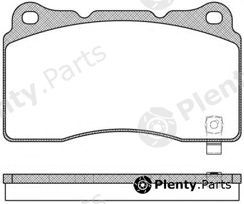  REMSA part 0666.04 (066604) Brake Pad Set, disc brake