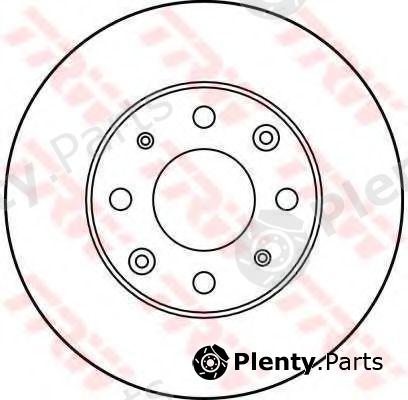  TRW part DF1975 Brake Disc