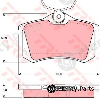  TRW part GDB1121 Brake Pad Set, disc brake
