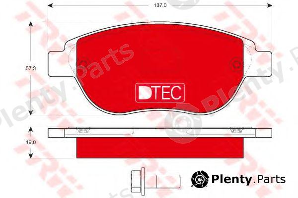  TRW part GDB1464DTE Brake Pad Set, disc brake