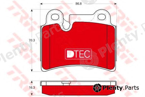  TRW part GDB1722DTE Brake Pad Set, disc brake