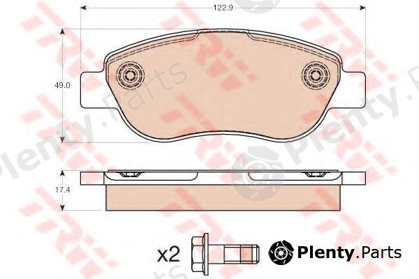  TRW part GDB2008 Brake Pad Set, disc brake
