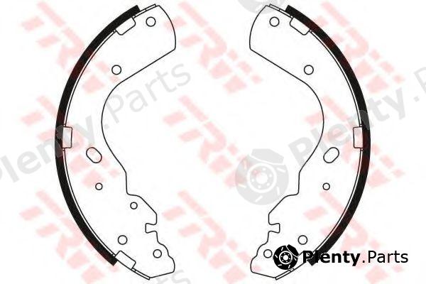  TRW part GS8443 Brake Shoe Set