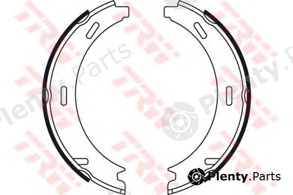  TRW part GS8481 Brake Shoe Set, parking brake
