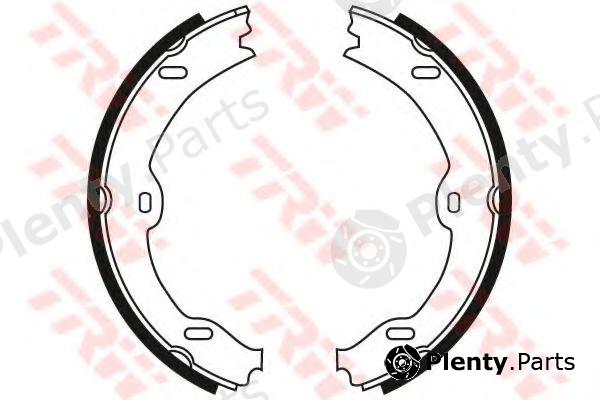  TRW part GS8721 Brake Shoe Set, parking brake