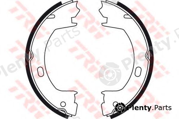  TRW part GS8728 Brake Shoe Set, parking brake