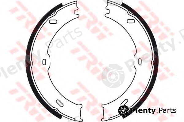  TRW part GS8758 Brake Shoe Set, parking brake