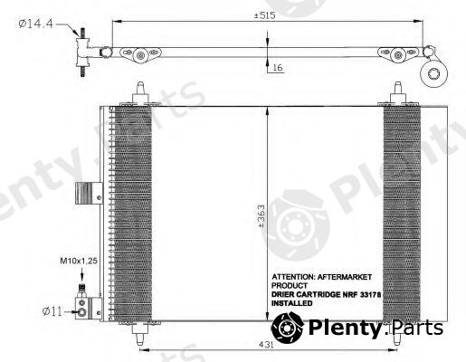  NRF part 35437 Condenser, air conditioning