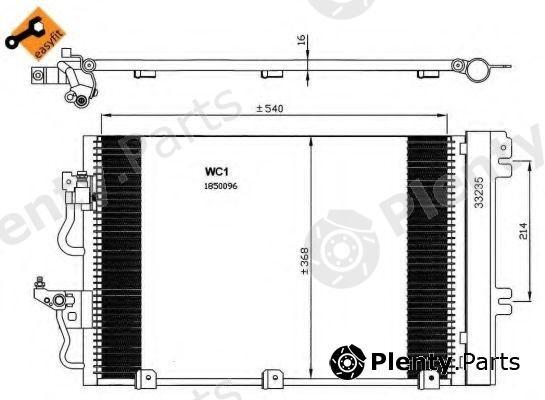  NRF part 35555 Condenser, air conditioning