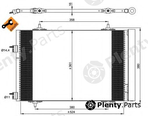  NRF part 35945 Condenser, air conditioning