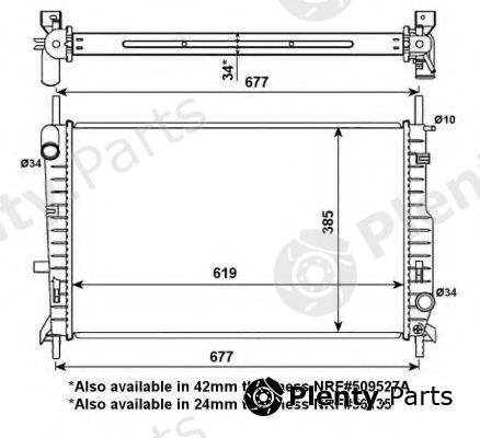  NRF part 509527 Radiator, engine cooling
