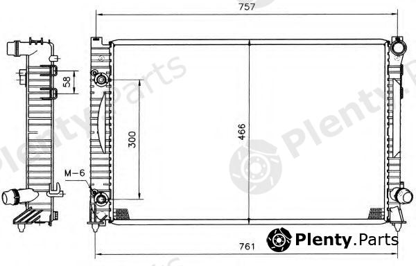  NRF part 51586 Radiator, engine cooling
