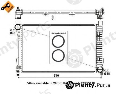  NRF part 55310 Radiator, engine cooling