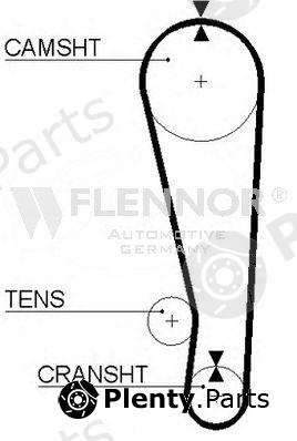  FLENNOR part 4157 Timing Belt