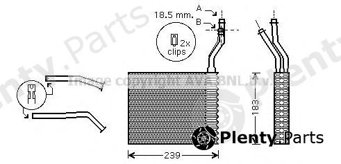  AVA QUALITY COOLING part FDA6364 Heat Exchanger, interior heating