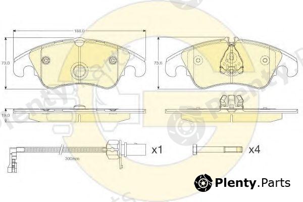  GIRLING part 6117681 Brake Pad Set, disc brake