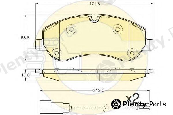  GIRLING part 6119671 Brake Pad Set, disc brake