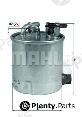  MAHLE ORIGINAL part KL440/23 (KL44023) Fuel filter
