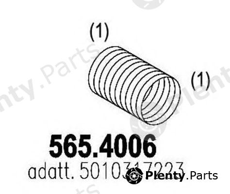  ASSO part 565.4006 (5654006) Flex Hose, exhaust system