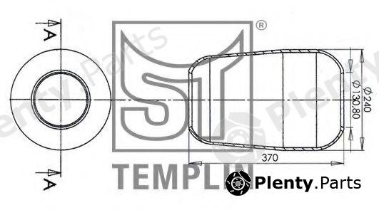  ST-TEMPLIN part 04.060.6006.150 (040606006150) Boot, air suspension