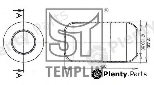  ST-TEMPLIN part 04.060.6006.520 (040606006520) Boot, air suspension