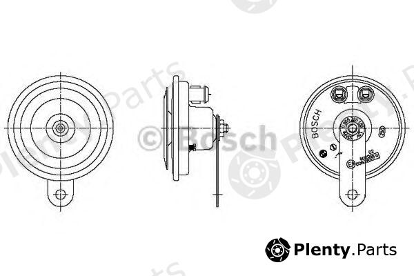  BOSCH part 0986320185 Air Horn; Air Horn