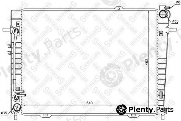  STELLOX part 10-25316-SX (1025316SX) Radiator, engine cooling