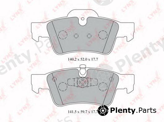  LYNXauto part BD-5332 (BD5332) Brake Pad Set, disc brake