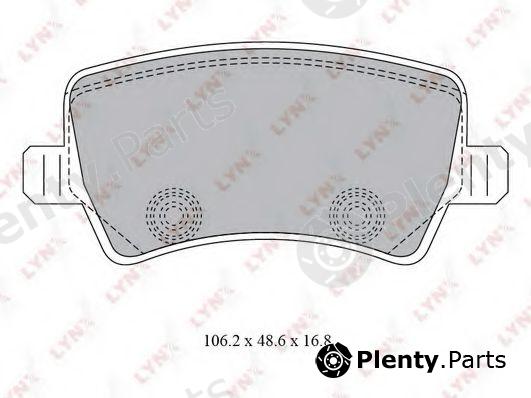  LYNXauto part BD-7817 (BD7817) Brake Pad Set, disc brake