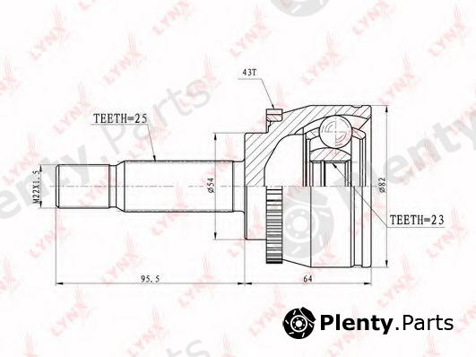  LYNXauto part CO5526A Joint Kit, drive shaft