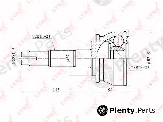  LYNXauto part CO5729 Joint Kit, drive shaft