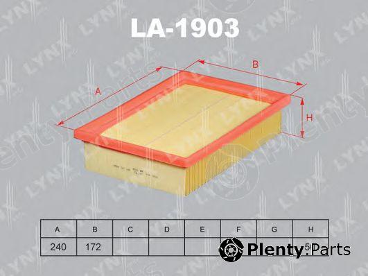  LYNXauto part LA-1903 (LA1903) Air Filter