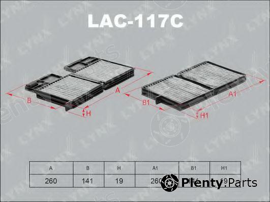  LYNXauto part LAC117C Filter, interior air
