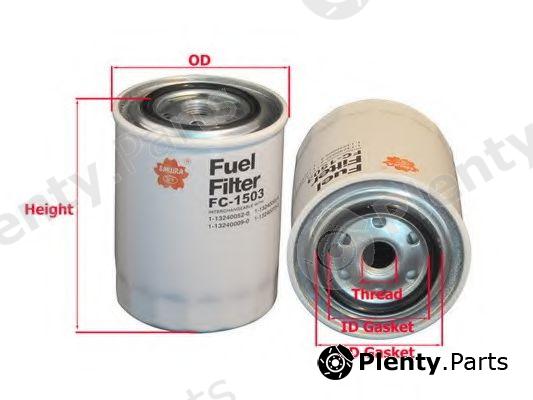  SAKURA part FC1503 Fuel filter